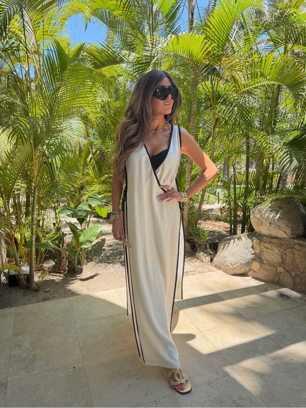 Meshki White Coverup